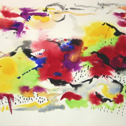 .RunninIng Colors 12" by 18"