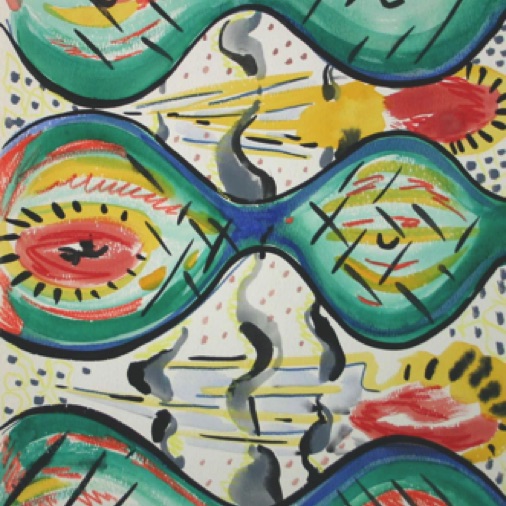 Waves 18" by 12"