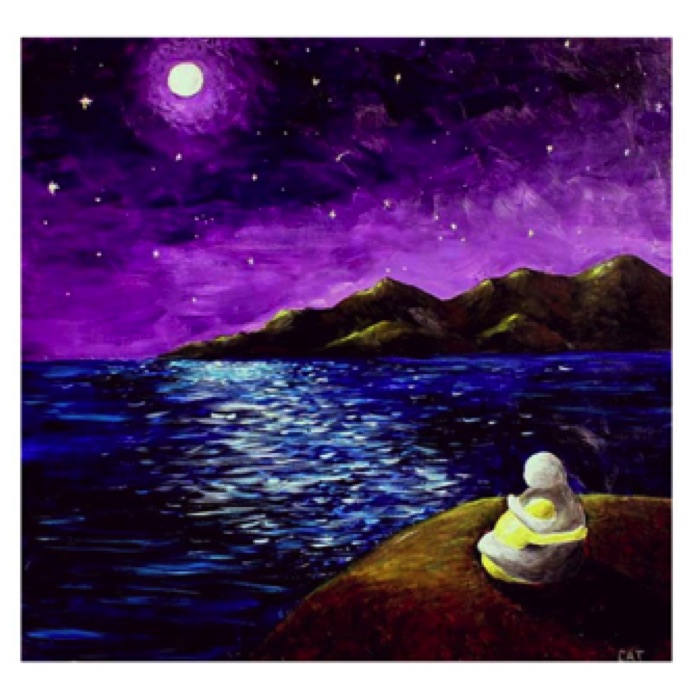 Peaceful 24" by24" - Acrylic Peaceful 24" by24" - Acrylic