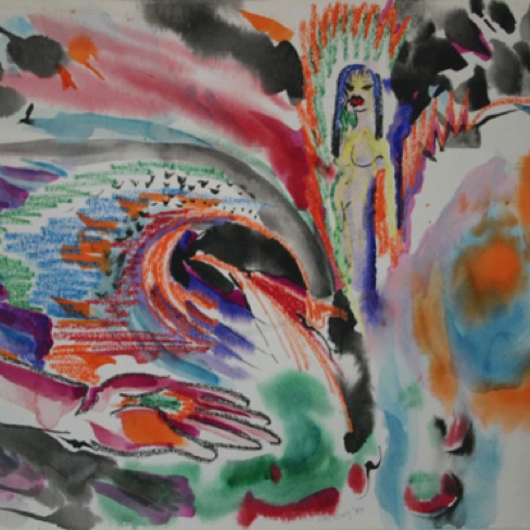 Rising from the Earth 18"by24"