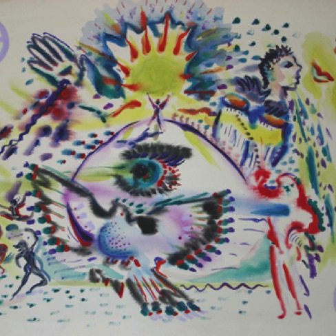 The Four Directions 22"by30"