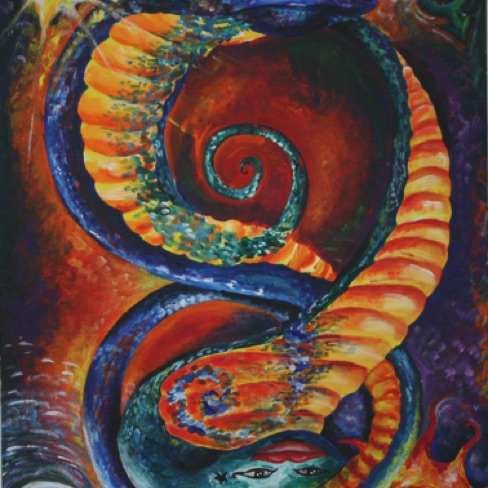 Infinite Snakes 24"by18"