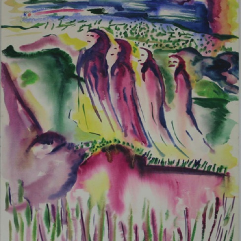 Four Wise Men 24"by18"