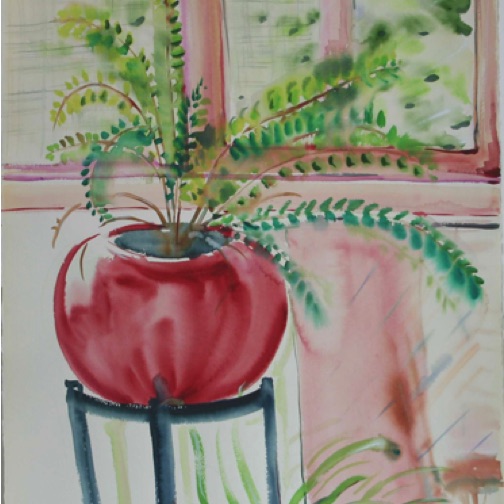 Fern Still Life 30" by 22"