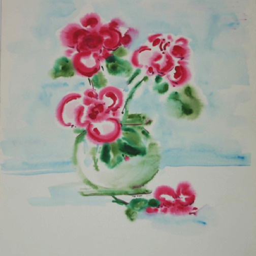 Red Roses 24" by 19"