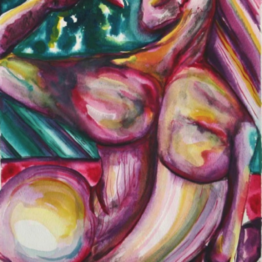 Twilight Man 18" by 12"