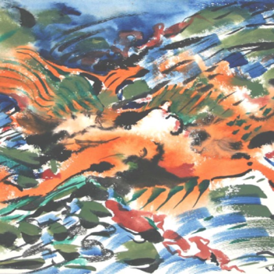 Woman Landscape 12" by18"