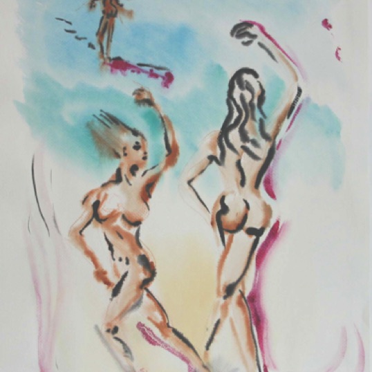 Dancers 30" by 22"