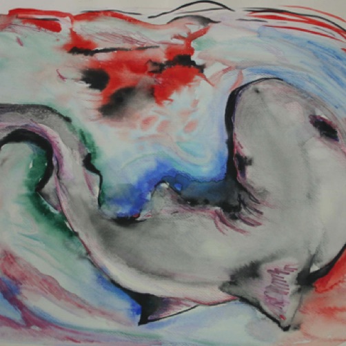 Shark 22"by30"
