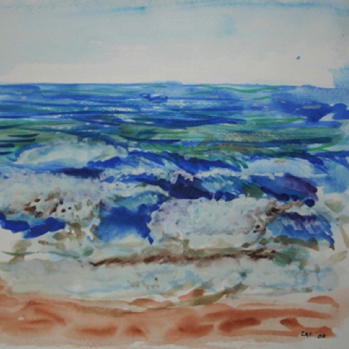 Waves 11" by 15"
