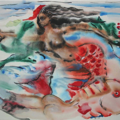 Mermaids 11" by 15"