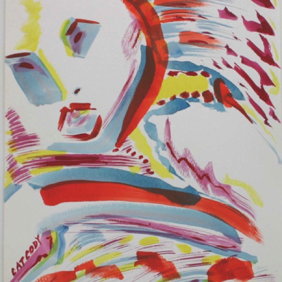 Abstract Face 15"by12"