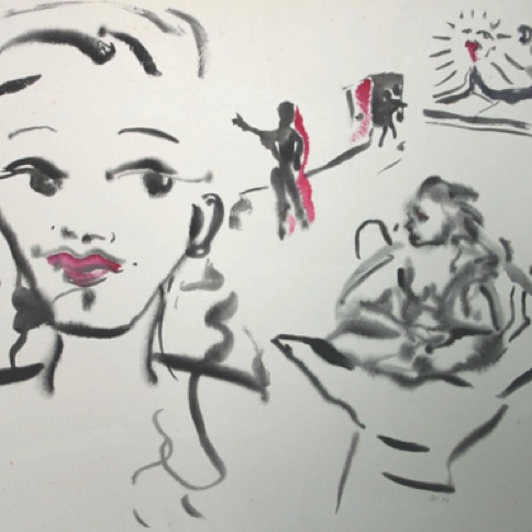 Talkng To Myself 18"by24"