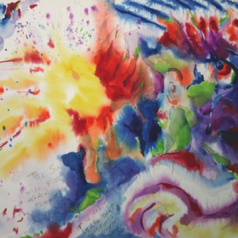 Sun Will Rise 18"by24"