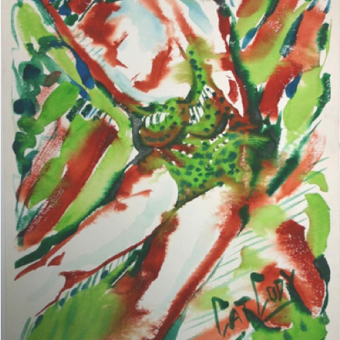 Gymnast 24"by18"