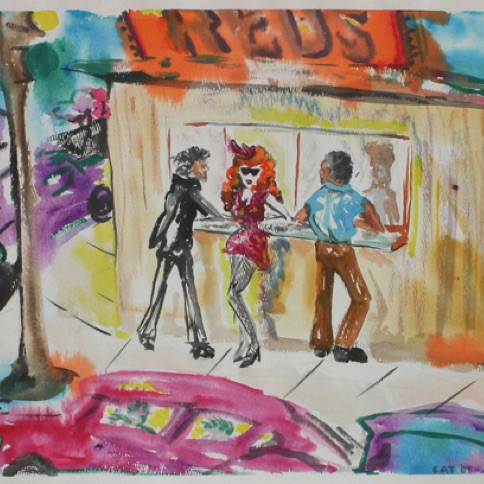 Hollywood Blvd 14"by17"