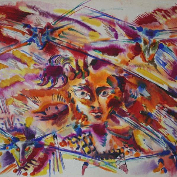 Fountain Dream 18"by24"