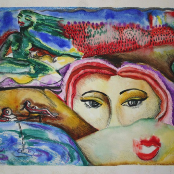 Fishing 15"by22"