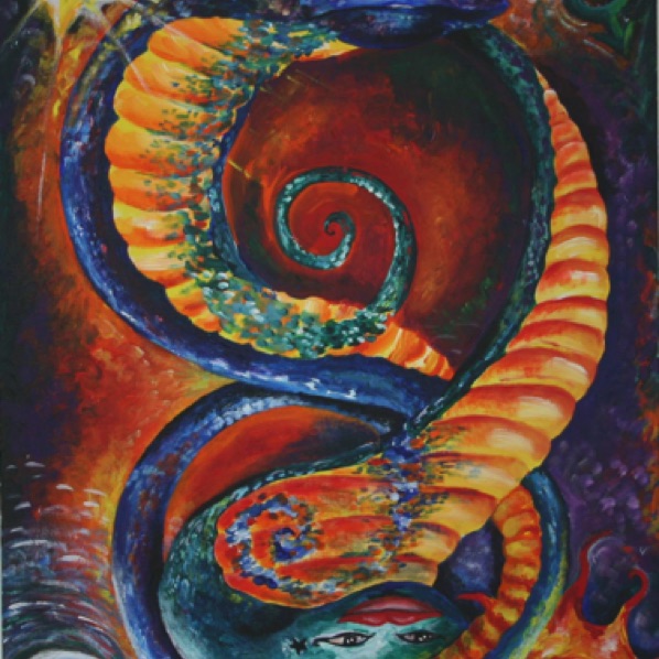 Infinite Snakes 24"by18"