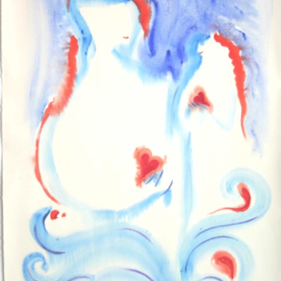 Giving Of The Heart 30"by22" Giving Of The Heart 30"by22"