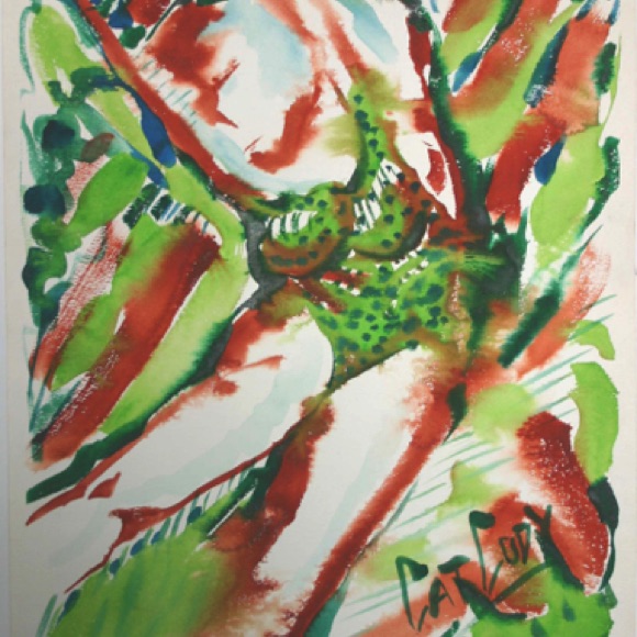 Gymnast 24"by18" Gymnast 24"by18"