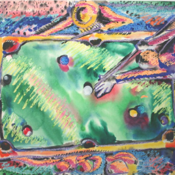 Pool Room 24"by18" Pool Room 24"by18"