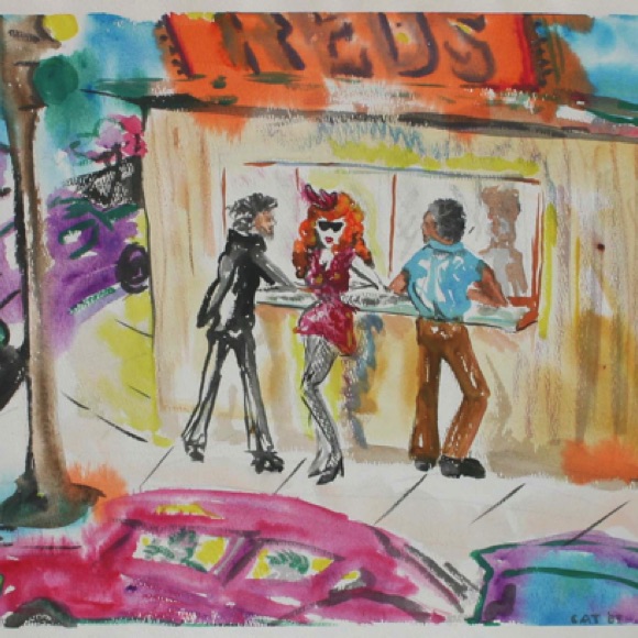 Hollywood Blvd 14"by17"